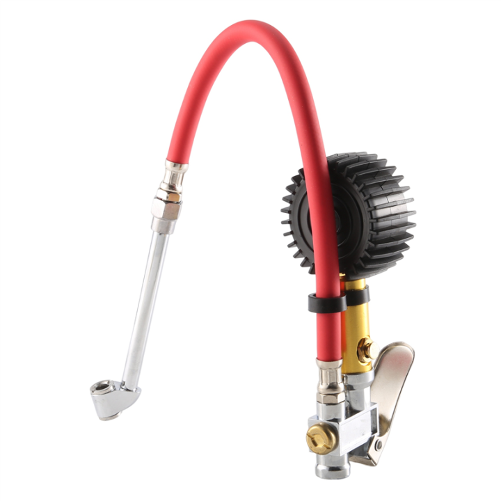 Digital Car Air Tire Gauge Inflator Meter Pressure Manometer With Pvc Pipe Hose For Air Compressor For Charging Car Truck Suv