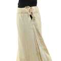Creamy Satin Silk Readymade Peticot For Women. 