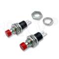 10PCS 7mm Momentary Button Switch PBS-110 Red Black White Blue Yellow Green Normally Open No Lock Small Push Butto. 