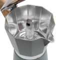 Aluminum Moka Pot 6 Cup Capacity. 