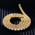 Xujiguanghui ShopSphere ARTPHRO Tennis Necklace for Women and men copper chain non easy tarnish couple necklace gift for gf/bf and best friend. 