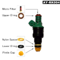 FORIDE 4X Fuel Injector Repair Kit 0280150440 13641703819 for E60 E39 520I 523I Car Replacement AY-RK004. 