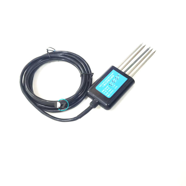 NPK temperature humidity EC PH 7 in 1 soil sensor RS485 modbus soil ...