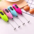 1 Pcs Milk Drink Coffee Whisk Mixer Electric Egg Beater, Frother Mini Handle Stirrer Practical Kitchen Cooking Tools. 