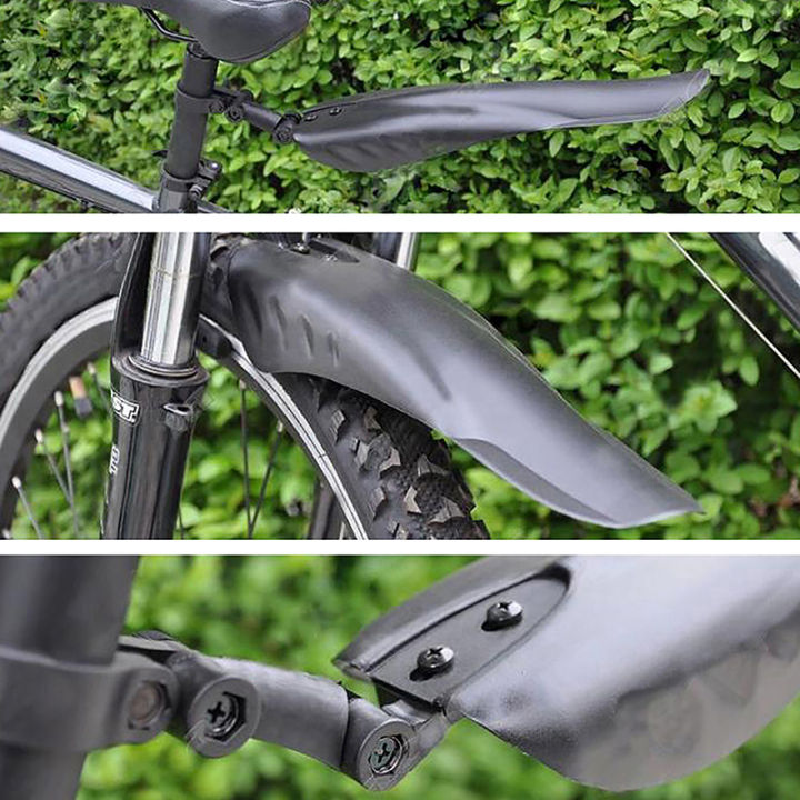 2 Garde-boue Universels Pour Vélo VTT – Carbone Et Plastique – Protection Avant/arrière Pour BMX Et Route