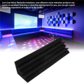 4 Pcs Acoustic Panels Studio Acoustic Soundproof Foam,Sound Treatment Bass Trap Corner,Sound Panels Wedges,12X12X48cm. 