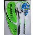 Green Jointless Grippy Handle Professional Badmiton Racket with Carry Bag By Mitrata | Mingyu Badminton Racket. 