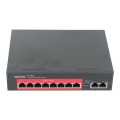 Netis P110C 10 Port Fast POE Switch With 8 Out And 2 IN Port. 