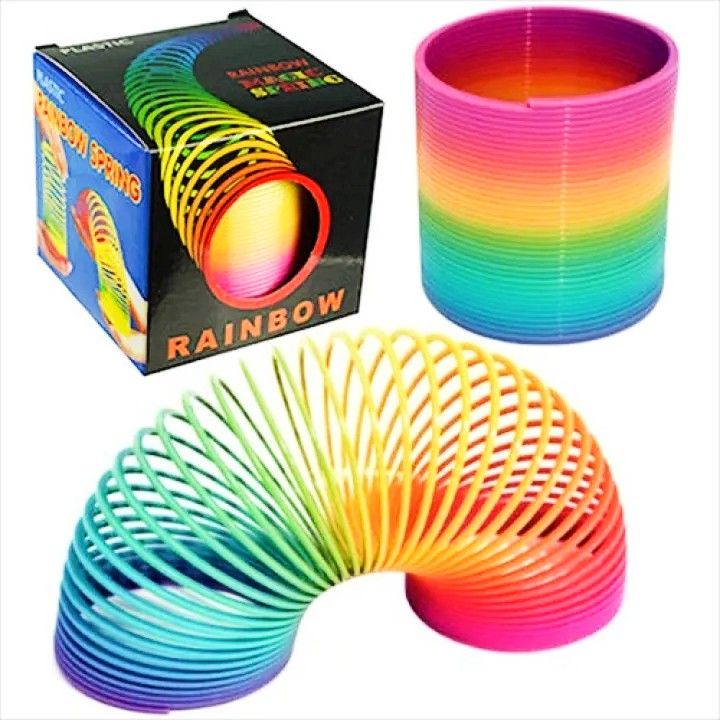 Magic Spring,Rainbow Spring Toy Plastic Spring Toy or Party Favor Goodie Bag Filler Stress Relief