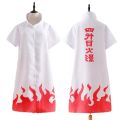 【The hottest this year】 Naruto Xiao Organization Clothes Yondaime Hokage Cloak Clothing Red Cloud Robe Suit Halloween Peripheral Children. 