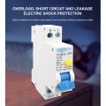 OYPFXMI 18MM 230V RCBO 1P+N 6KA Residual Current Differential Automatic Circuit Breaker with over Current Leakage Protection, 16A. 