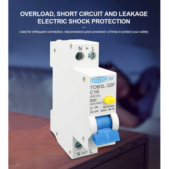 OYPFXMI%2018MM%20230V%20RCBO%201P+N%206KA%20Residual%20Current%20Differential%20Automatic%20Circuit%20Breaker%20with%20over%20Current%20Leakage%20Protection,%2016A%20-%20Image%207
