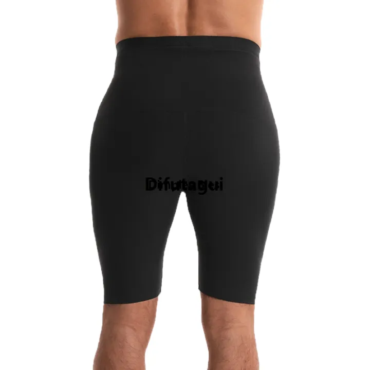 Difutagui%20Men%20Workout%20Tummy%20Control%20Leggings%20Lose%20Weight%20Thermal%20Sauna%20Suits%20Hot%20Selling%20Sweating%20Burning%20Fat%20Abdomen%20Reducer%20Fitness%20Slimming%20Shorts%20-%20Image%204