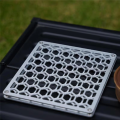 Sojhoop Stainless Steel Drink Coasters Set - Non-Slip, Double Coaster for Outdoor Camping, Alcohol Stove & Mug Metal Mat. 
