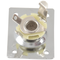 FORIDE 2X Chrome Plate Space E-Output Socket for Electric Guitar. 