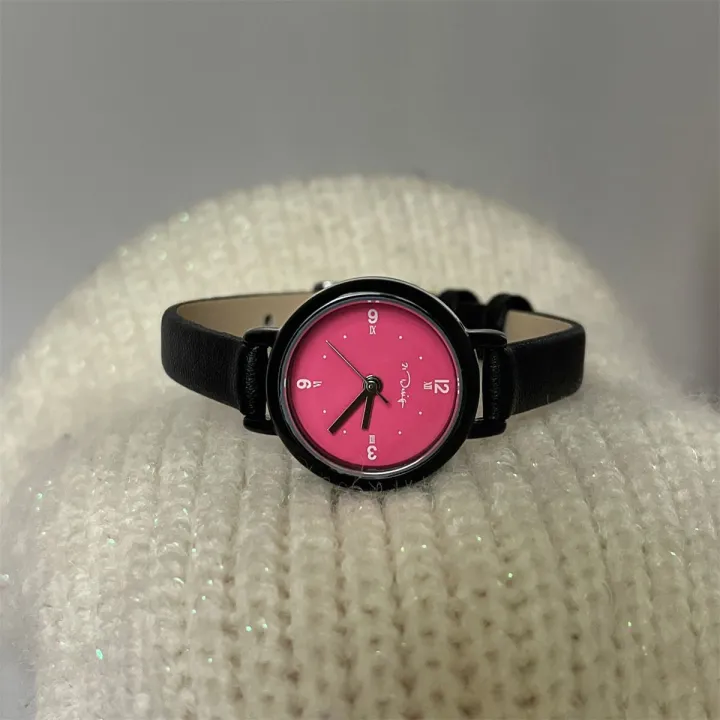 %E3%80%90Top-notch%20quality%E3%80%91Red%20and%20Blue%20Color-Block%20Round%20Small%20Dial%20Fashion%20Niche%20High-End%20Watch%20for%20Women%20Wildberry%20Watch%20Female%20Students%20-%20Image%202