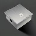 Protection Stainless Steel Anti-Theft Socket Protection Box Heavy-Duty Waterproof Heavy-Duty Box Lockable Weatherproof Electrical Outlet Protection Box Public Use. 