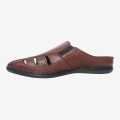 Brown Color Leather Formal Loafer Shoes For Men. 