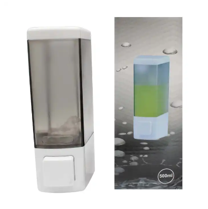 Wall%20Mounted%20Abs%20Plastic%20Key%20Lockable%20Manual%20Soap%20Dispenser%20500ML%20-%20Black%20-%20Image%204