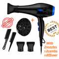 REMINGTON RE-2052 Professional Dryer 2Speed 2Heat Setting Hair Dryer with Diffuser 3000Watt  (Hot & Normal Air). 