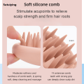 Sutuiying Soft Silicone Hair Shampoo Brush Scalp Massage Hairbrush Hair Luxury Care Tools Wet and Dry Shower Bath Spa Tools Holloween Gifts. 