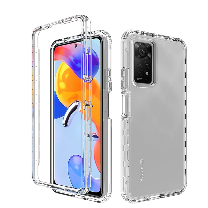 MLOTECH Cover for Redmi Note 11 4G /Redmi Note 11s 4G Case + Tempered