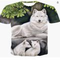 European and American cross-border T-shirts foreign trade specially for men's T-shirts 3D digital printing crew neck short sleeve manufacturers wholesale 3D T-shirts. 