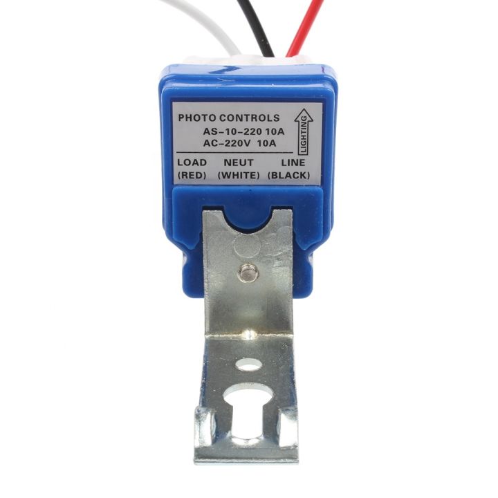Auto Day/Night On Off Photocell LDR Sensor Switch For AC 220V 10A