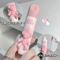 Gege bear gogo bear tender color lip glaze velvet soft mist matte color rendering white. 