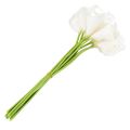 Calla Lily 20 head Latex Real Touch KC51 White. 