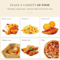 JINMY 200Pcs Air Fryer Paper Liner, Non-Stick Disposable Air Fryer Liners, Square Paper, Parchment Paper for Baking. 