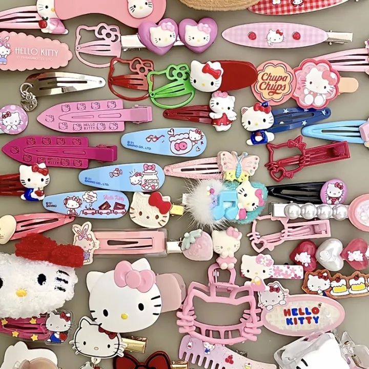 6/12/19/21Pcs%20Kawaii%20Hairpin%20Cartoon%20Student%20Hair%20Clip%20Children's%20Hair%20Accessories%20Gift%20For%20Girls%20Cute%20Barrette%20-%20Image%205