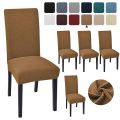 Set Of 6 Chair Cover Stretchable Washable Elastic Dining Chair Covers. 