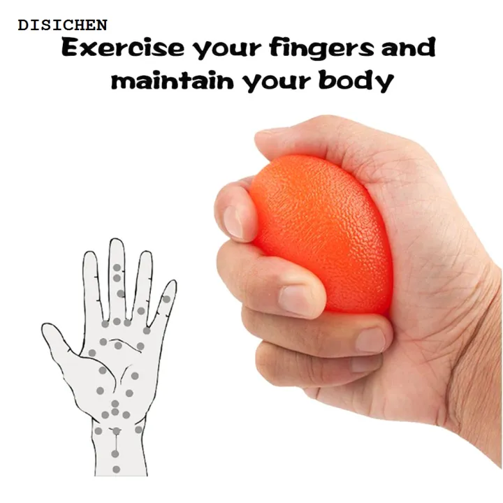 DISICHEN%20Fifty%20percent%20discount%201/2PCS%20Silicone%20Egg%20Fitness%20Hand%20Expander%20Gripper%20Strengthener%20Forearm%20Wrist%20Finger%20Exerciser%20Trainer%20Stress%20Relief%20Power%20Ball%20-%20Image%203