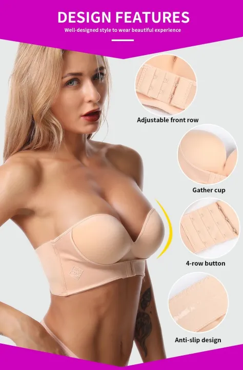 Front%20Closure%20Adjustable%20Women%20Padded%20Super%20Push%20Up%20Invisible%20Bra%20-%20Image%202