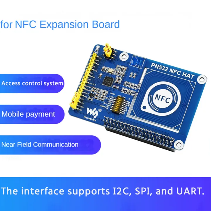 Waveshare%20NFC%20Expansion%20Board%20for%20Raspberry%20Pi%20PN532/RFID%2013.56MHz%20Near%20Field%20Communication%20Module%20Access%20Control%20Card%20Reader%20-%20Image%205