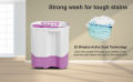 Godrej WSEDGE PRO 9 Kg 5 Star Semi Automatic Washing Machine (WSEDGE PRO 90 5.0 PB3 M LISP, Lilac Sprinkle). 