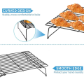 Stainless Steel Non-Stick Baking Tray with Wire Grid, Cooling Rack for Oven,Foldable Three-Piece Cake Cooling Rack. 