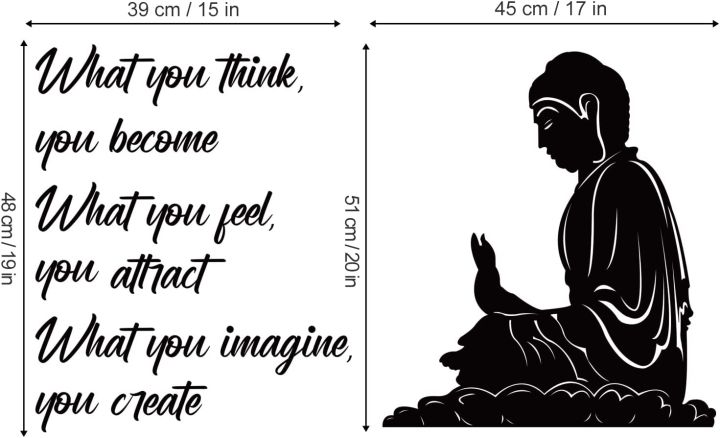 Artsy%20Home%20Buddha%20Inspirational%20Quote%20Wall%20Decal%20-%20Modern%20Zen%20Decor%20for%20Living%20Room,%20Bedroom,%20Office%20-%20Image%204