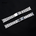 Aixuan 13mm 17mm 18mm 19mm 20mm 21mm Stainless Steel Strap for Rolex Water Luxury Ghost Strap Replacement Watch Bracelet Men Sport Wrist Band. 