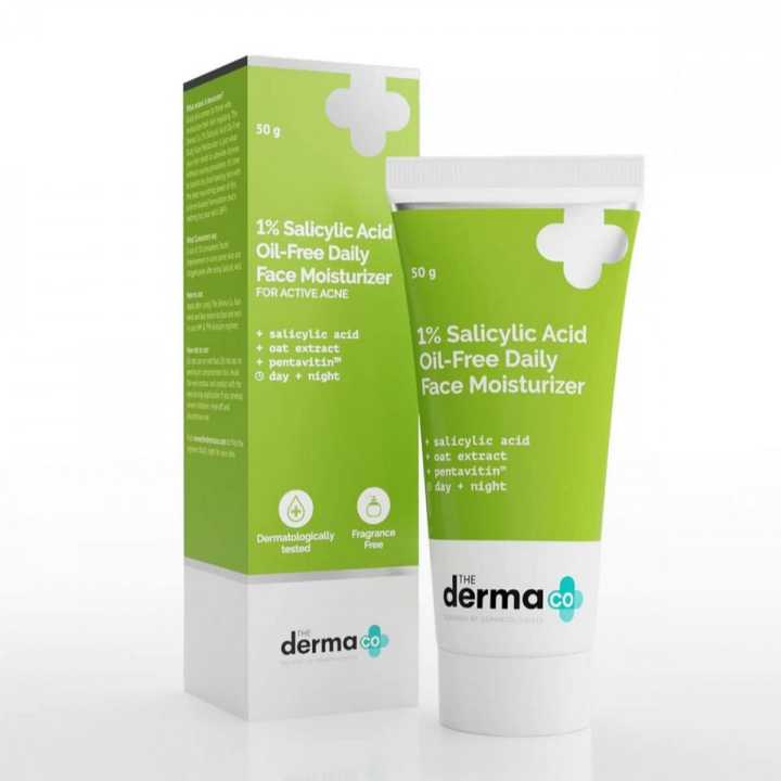 The Derma Co 1% Salicylic Acid Oil-Free Face Moisturizer - 50g