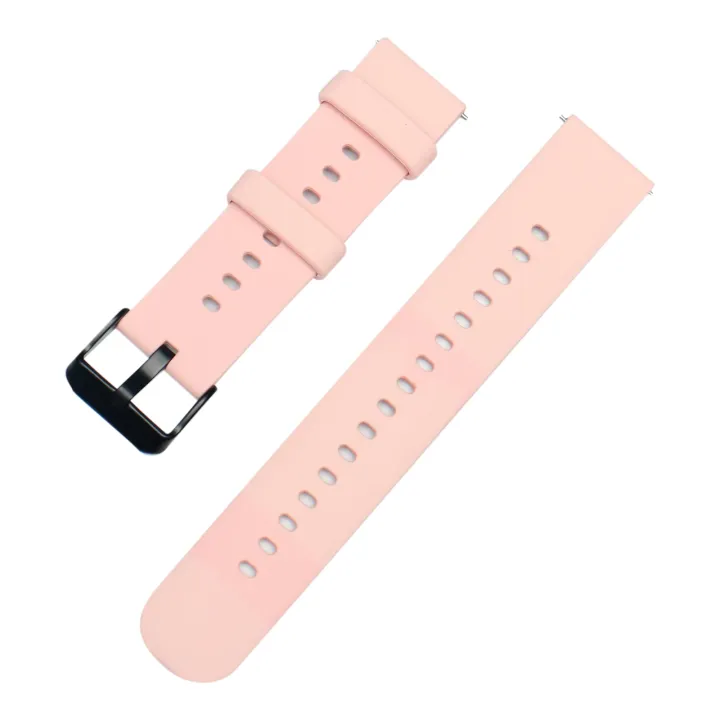Pink%20Round%2022mm%20Silicone%20Strap%20For%20Amazfit%20GTR%202%20(Classic%20&%20Sports)%20Smart%20Watch%20-%20Image%203