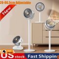 USB Rechargeable Pedestal Fan 4000mAh | Height Adjustable Telescopic Table & Floor Fan | 5 Speed 360° Air Circulator | Portable Silent Fan with Aromatherapy for Home, Office & Camping. 