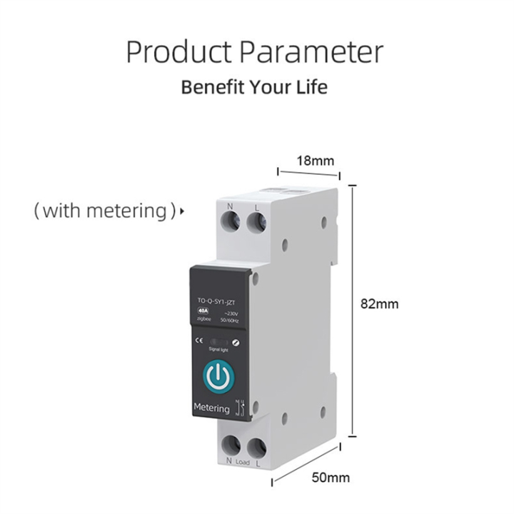TUYA%20ZigBee%20Smart%20Circuit%20Breaker%20with%20Metering%201P%2040A%20for%20Smart%20Home%20-%20Image%202