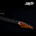 Jet Guitars JS 450 QTBR HSS Roasted Trasparent Brown w/ Gigbag. 