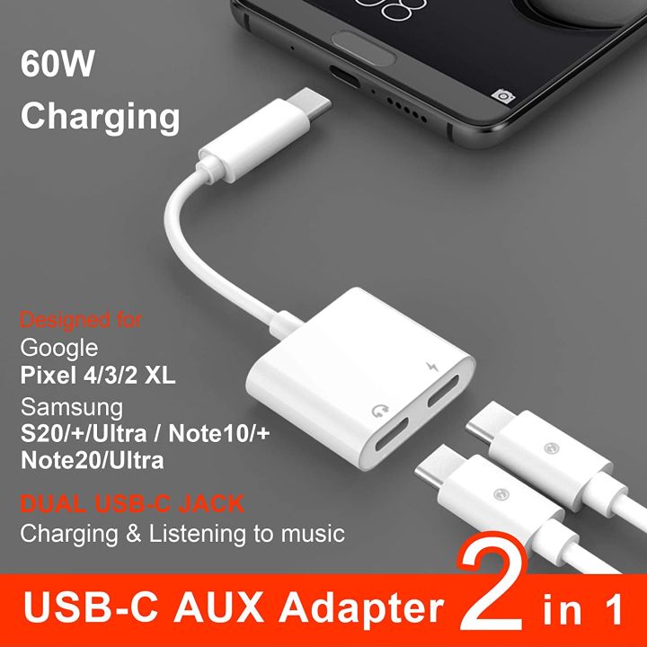 Phone Pixel Headphone Adapter ELTRAZONE USB C To Headphone Jack