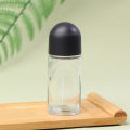 Clear Glass Roller Bottles 50ml Extra Large Roll On Perfume Oil Bottle Underarm Anti Sweat Gel Sample Test Essential Oil. 