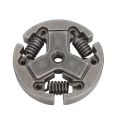 Durable Aluminum Alloy Clutch Replacement Dark Silver Compact String Trimmer Parts Easy to Install Brushcutter Parts for CS370 CS400 CS440 CS450 CS400F CS370F. 