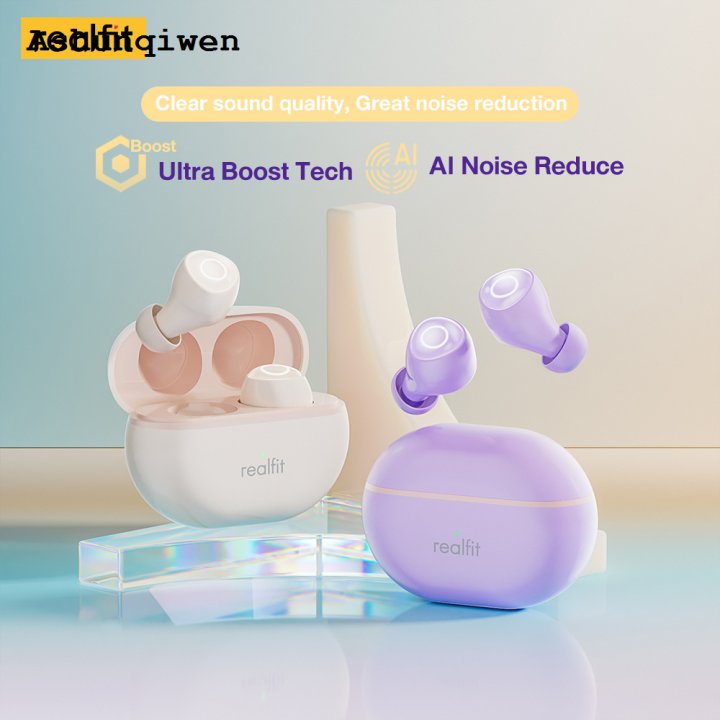Ashunqiwen%20Realfit%20F4%20Bluetooth%20Earphone%20AI%20Noise%20Cancelg%20ANC%20-40dB%20Ultradeep%20Bass%20Youthful%20Colors%20Mic%20Control%20Lightweight%20Ergonomic%20Design%20Low%20Latency%20-%20Image%202