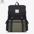 Mheecha Boulder Sack Black/Moss Green for Unisex Backpack | Fashion Padded Laptop Compartment Backpack. 
